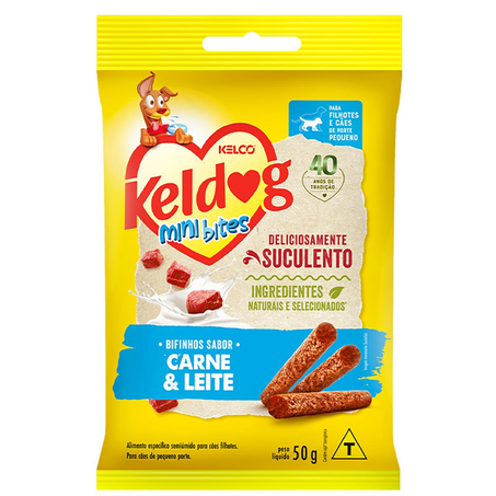 Bifinho Keldog 50g - Mini Bites - Carne
