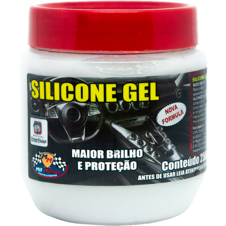 SILICONE GEL MIL MILHAS CARRO NOVO POTE 250G