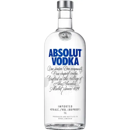 Vodka Destilada Absolut Garrafa 1lt