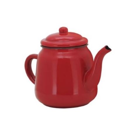 Bule esmaltado vermelho yangzi 1l