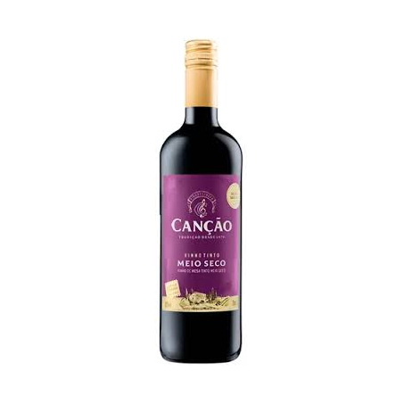 Vinho Canção Tinto Meio Seco Garrafa 750ml 