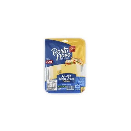 QUEIJO MUSSARELA FATIADO PORTO NOVO 300 G