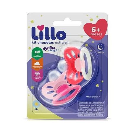 Chupeta infantil silicone lillo extra ai