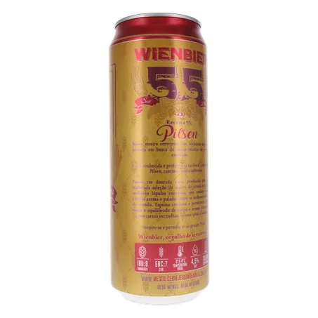 Cerveja Lata Wienbier 55 Pilsen 710ml 360-13