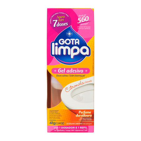 Gel adesivo gota limpa citronela 41g
