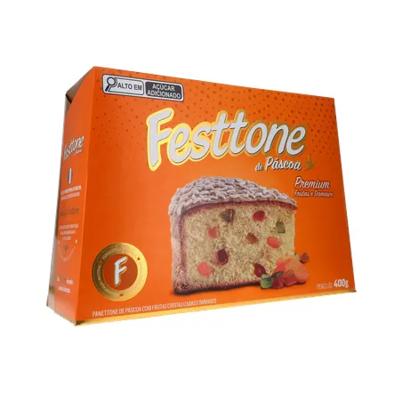 Panettone de Páscoa Festtone Frutas Cristalizadas e Damasco 400G 360-15