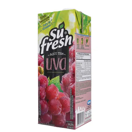 Bebida Néctar Sufresh Uva Caixa 1l 
  360-21