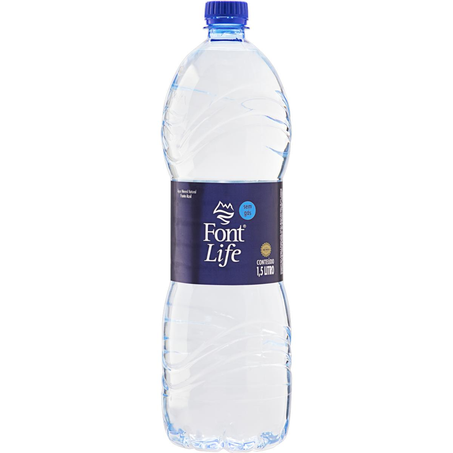 Água Mineral Font Life 1,5 Litro - Sem Gás - Pet