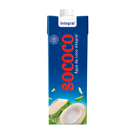 Água de coco sococo 1l