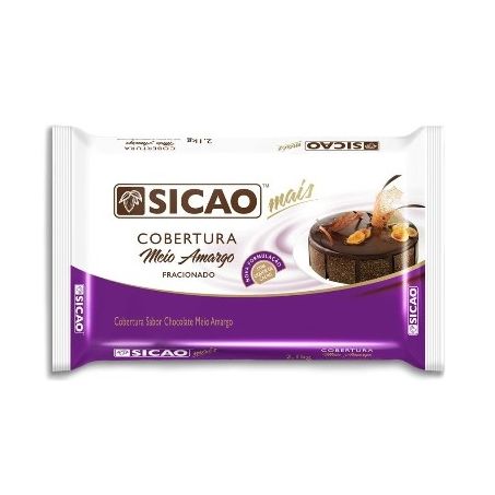 Cobertura meio amargo sicao 1.01kg