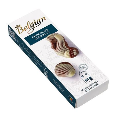 Chocolate Belgian Seashells 65g