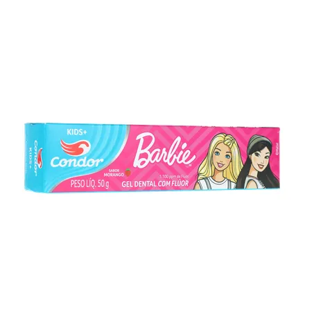Gel Dental Condor Infantil Barbie Morango 50g 
  360-33