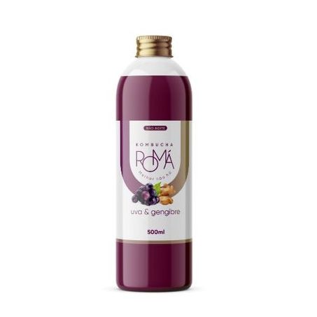 KOMBUCHA ROMA UVA E GENGIBRE LATA 473ML