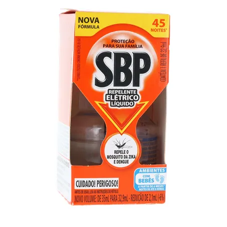 Inseticida Elétrico 45 Noite Sbp Mult Rf 35ml 360-35