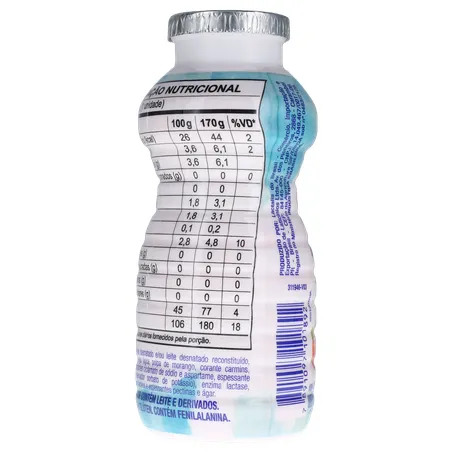 BEBIDA PENSE ZERO MORANGO BATAVO 170G 360-24