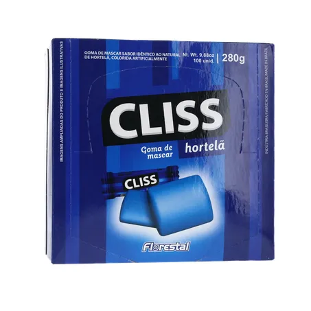 Chiclete florestal cliss hortelã 280g 360-35
