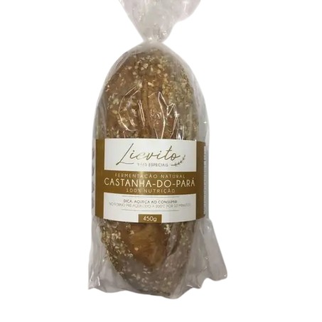 Pão Lievito 100 Integral Castanha para Fermentação 450G