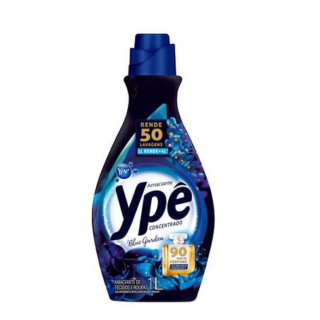 Amaciante de Roupas Concentrado Ypê Blue Garden Frasco 1lt