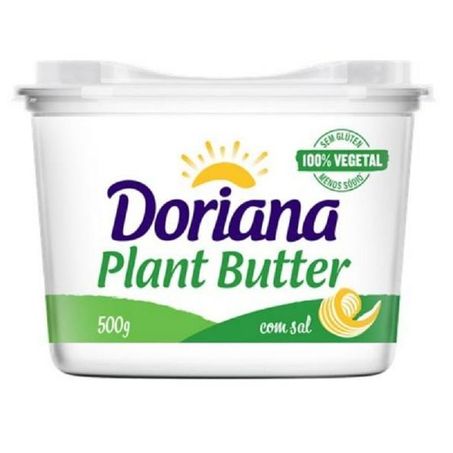 Margarina doriana plant butter com sal 500g