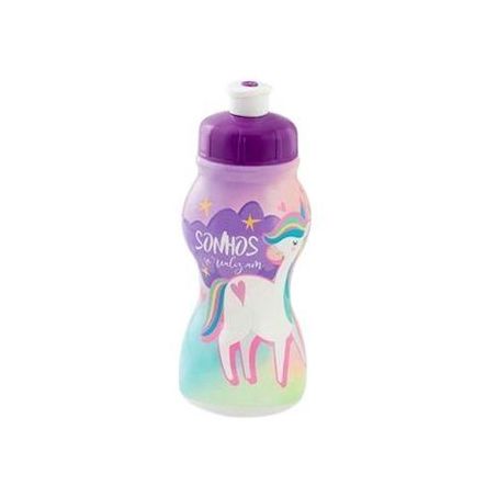 Garrafinha p/agua 250ml unicornio