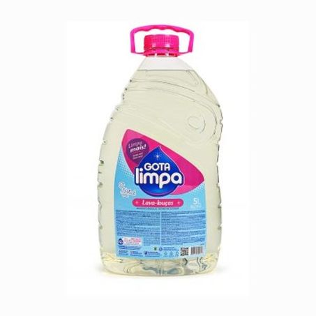 DETERGENTE LÍQUIDO GOTA LIMPA CRISTAL 5L