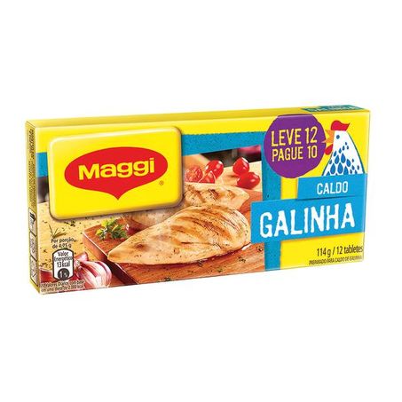 Caldo Maggi Cubos L12/P10 114g Galinha