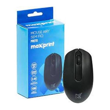 Mouse Maxprint S/fio 2.4g 1600dpi Pto