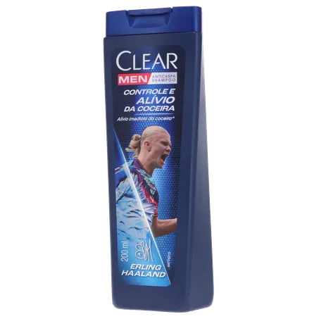 Shampoo Anticaspa Clear Men Controle e Alívio da Coceira Frasco 200ml 360-2