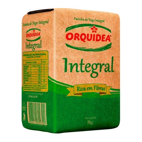 Farinha de trigo integral orquidea 1kg