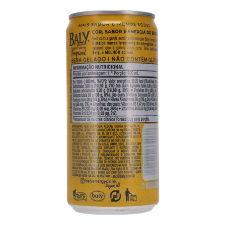Energético Baly Tropical Lata 250ml 360-16