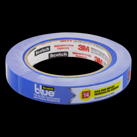 Fita Crepe Para Pintura Scotch Blue 18mm X 50m