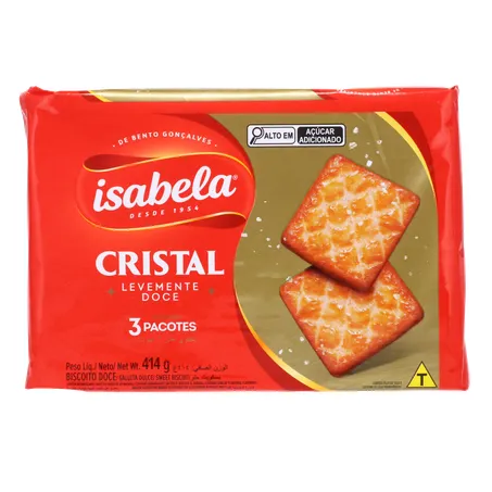 BISCOITO ISABELA CRISTAL 414G
