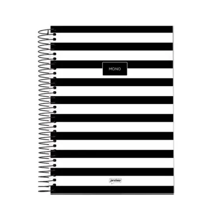 Caderno espiral jandaia univercitario capa dura 10 materias mono 160folhas