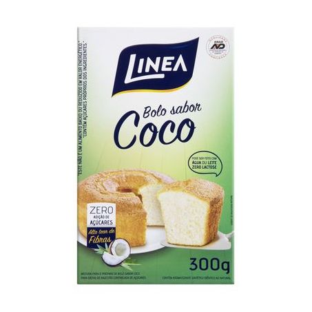 Mistura Para Bolo Linea Zero Coco Embalagem 300G