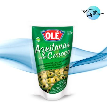 Azeitona olé 250g verde sem caroço