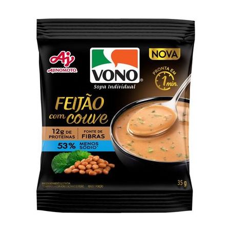 Sopa vono individual feijão com couve 35g