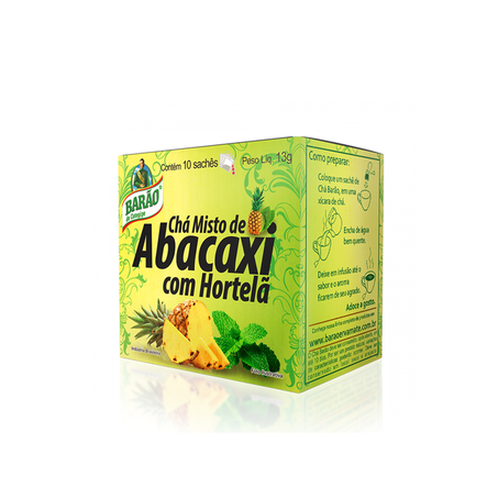 CHÁ BARÃO ABACAXI C/ HORTELÃ 16G*