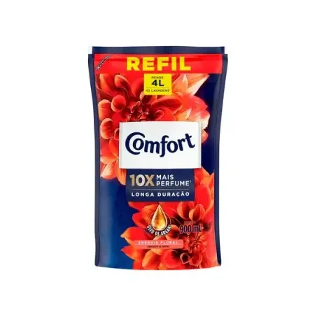 Amaciante concentrado comfort energia floral refil 900ml
