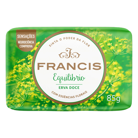 Sabonete francis equilibrio erva doce 85g