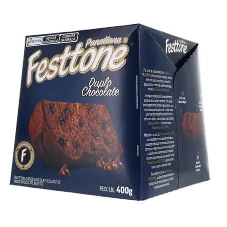 Panettone festtone duplo chocolate 400g 360-21