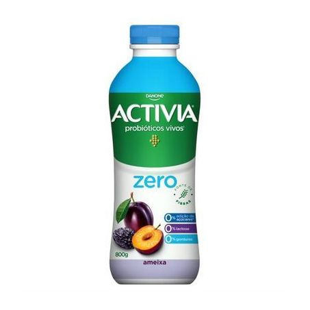 Leite Fermentado Activia 800g - Zero Lactose - Ameixa