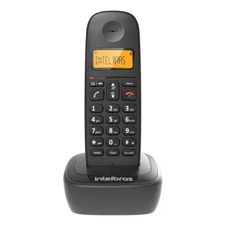 INTELBRAS TELEFONE S/FIO TS2510 ID PRETO          