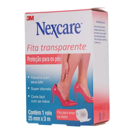 Fita adesiva protetora de pés 3m transpa 360-3