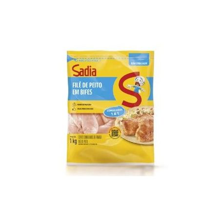 FILE DE PEITO FRANGO SADIA EM BIFES 1KG