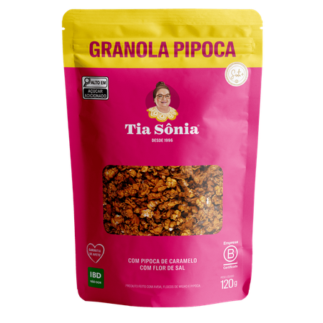 GRANOLA TIA SÔNIA PIPOCA 120G
