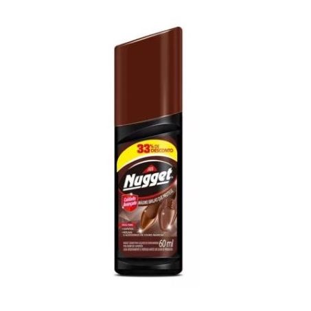 L SAPATO NUGGET LIQ PT60ML MARROM PROMO