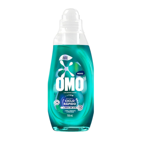 SABÃO LIQUIDO OMO CICLO RAPIDA ACAO TOTAL 750ML