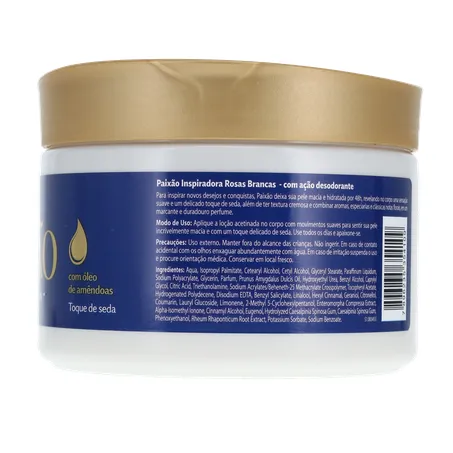LOÇÃO HIDRATANTE PAIXÃO ACETINADA INSPIRADORA ROSAS BRANCAS 300G 360-1