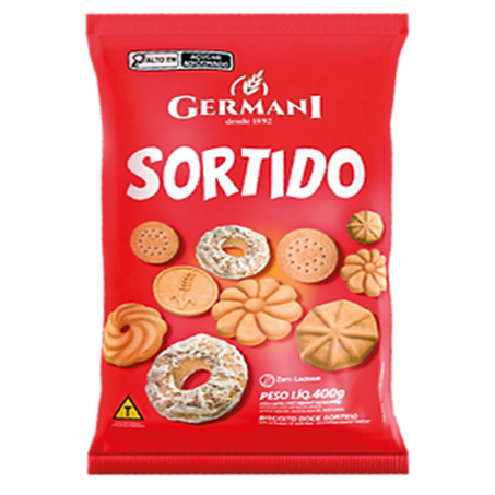 BISCOITO GERMANI SORTIDO 400G