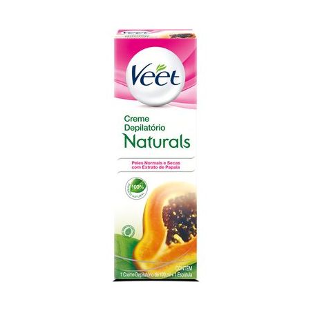 CERA DEPILATORIA VEET NATURALS C/EXTRATO DE PAPAI